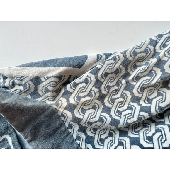 Vintage Japanese Indigo Dyed Cotton Happi Coat Kimono Robe, One Size - Picture 6 of 16